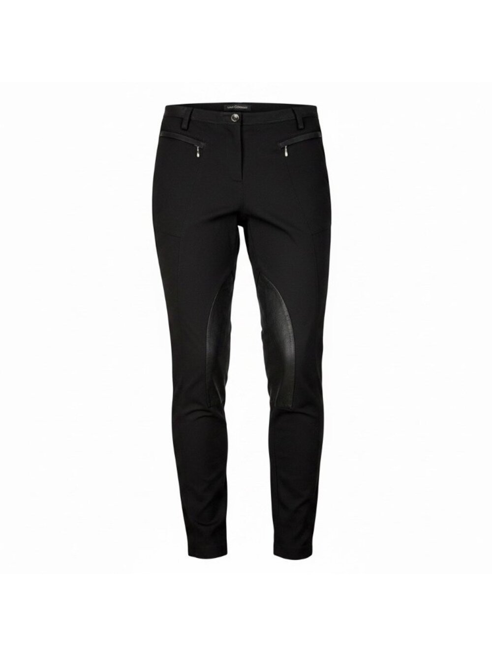 Luis Cerano Jodhpurs Legging Pants Size 6 Knit Equestrian Skinny Knee Patch